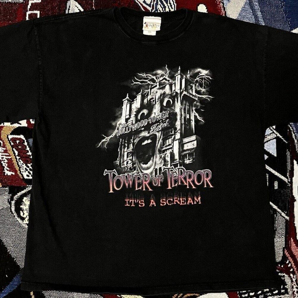 Retro Dsney World Tower Of Terror Twilight Zone 90S Shirt